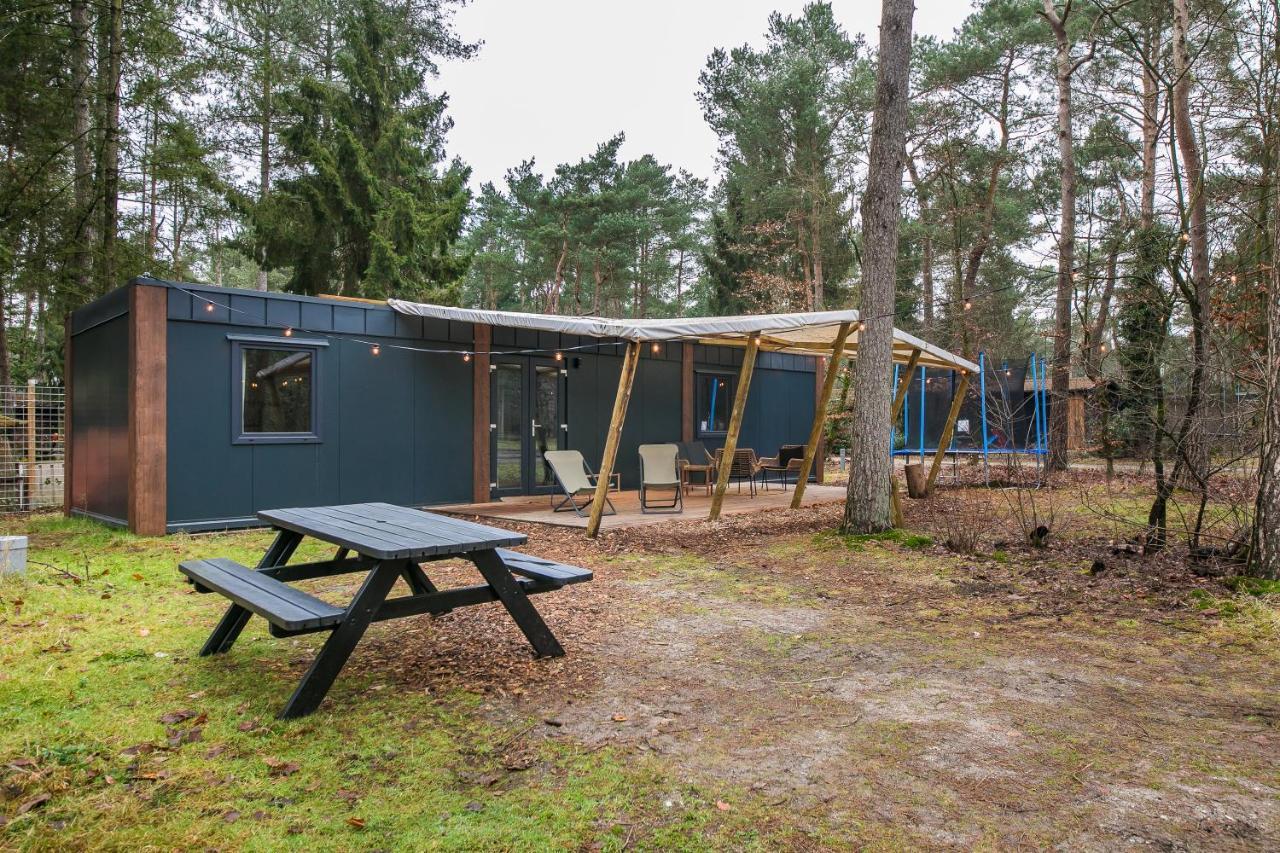 Cosy 4 Pers Chalet Midden In Bos Op De Veluwe Villa Doornspijk Exterior foto